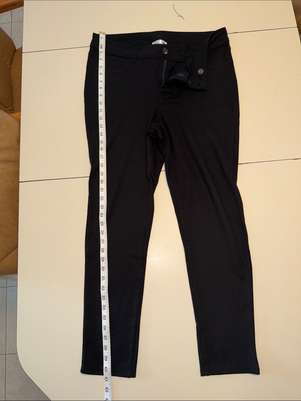Seven7 Black Women's Slim Stretch